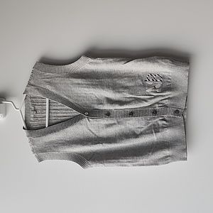 Nicolas & Bears Cable Knit Button Up Sweater Vest Cardigan